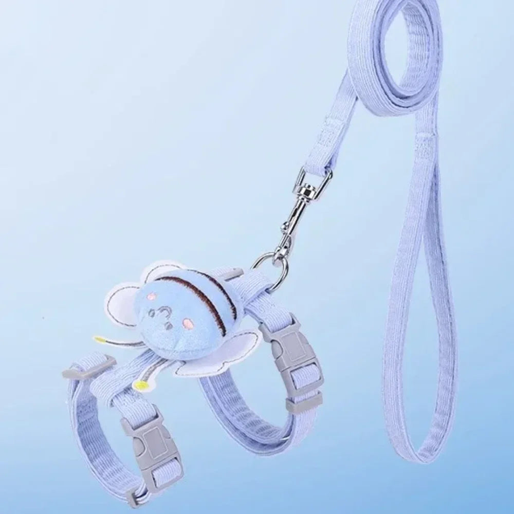 Adjustable Cartoon Bee Double Layer Harness