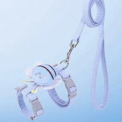 Adjustable Cartoon Bee Double Layer Harness