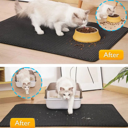 Waterproof Double Layer Pet Litter Mat