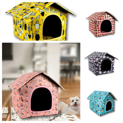 Foldable Waterproof Pet House – Indoor & Outdoor Shelter