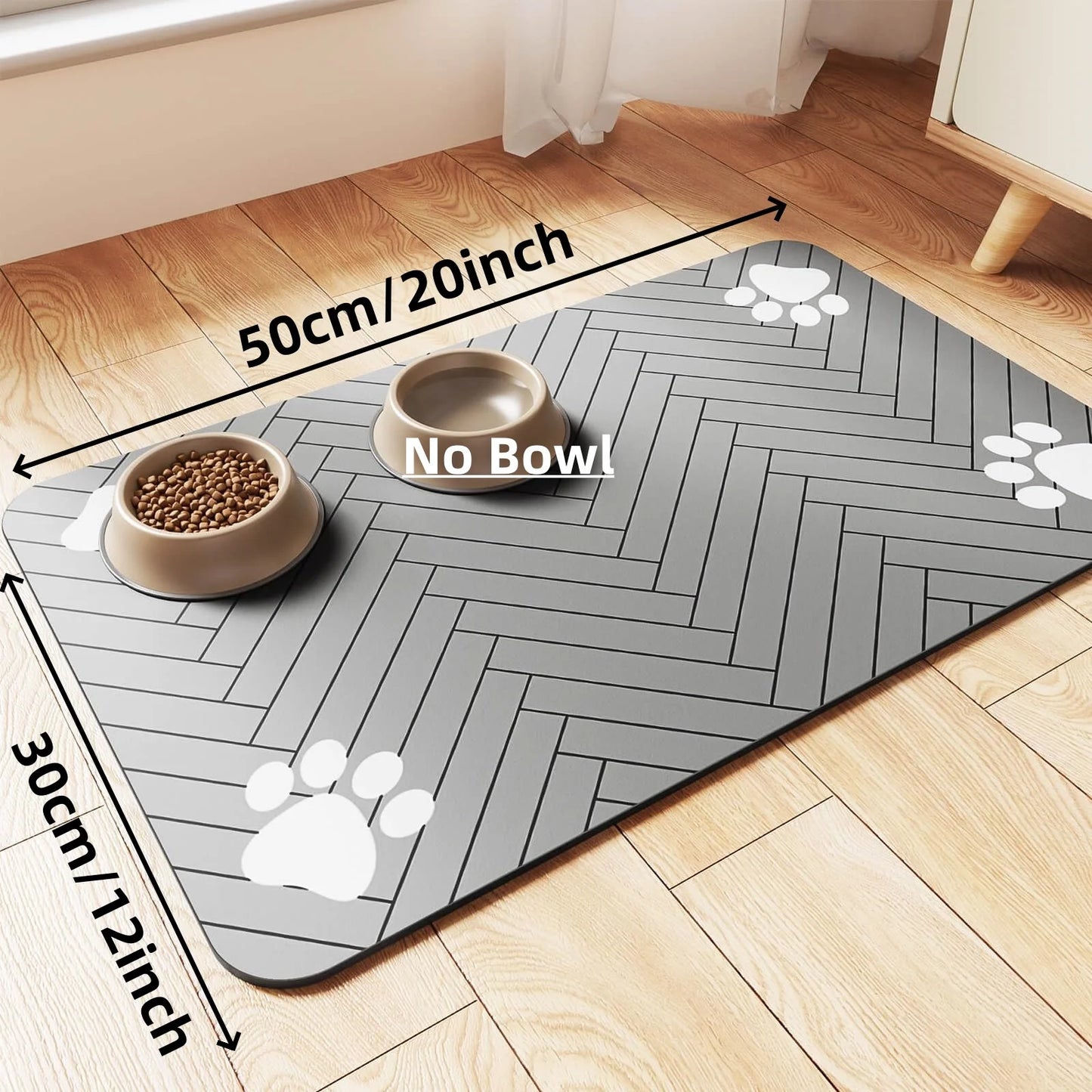 QuickDry Pet Feeding Mat