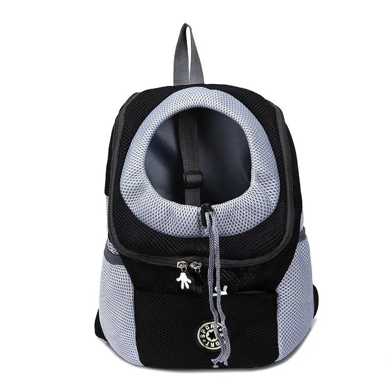Breathable Pet Backpack Carrier – Reflective Travel Bag