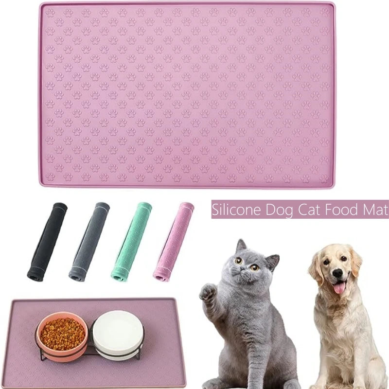 Waterproof Silicone Pet Placemat – Non-Slip Feeding Mat