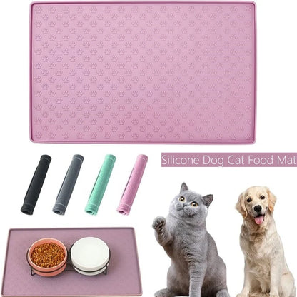 Waterproof Silicone Pet Placemat – Non-Slip Feeding Mat