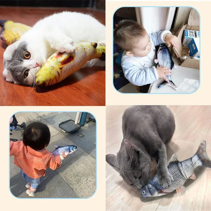 USB Rechargeable Flopping Fish Cat Toy