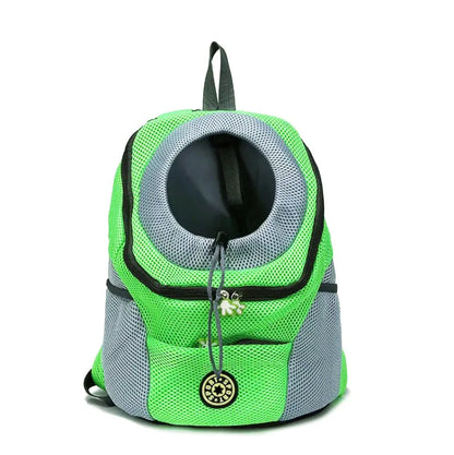 Breathable Pet Backpack Carrier – Reflective Travel Bag