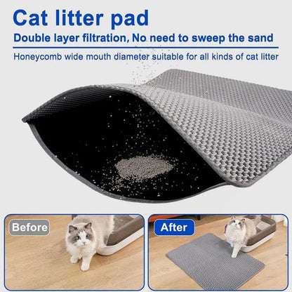 Waterproof Double Layer Pet Litter Mat