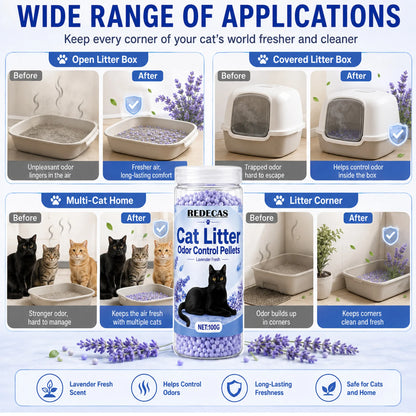 Lavender Cat Litter Deodorizer Granules