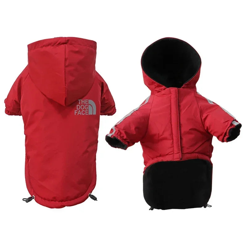 Warm Hooded Dog Jacket