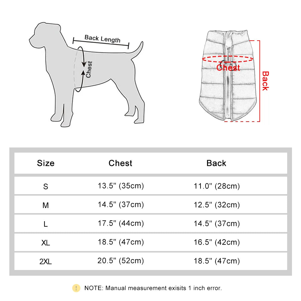 Winter Dog Jacket – Warm Pet Coat