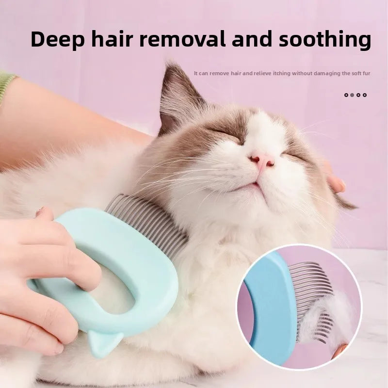 Pet Grooming Massage Brush – Hair Removal Comb