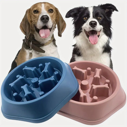 Slow Feeder Dog Bowl – Anti-Choking Non-Slip Pet Feeding Bowl