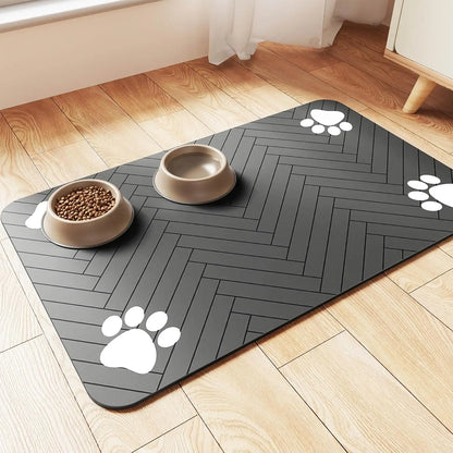 QuickDry Pet Feeding Mat