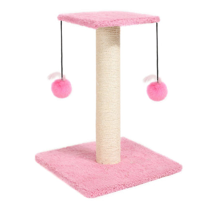 Agave Cat Scratching Post with Hanging Toy