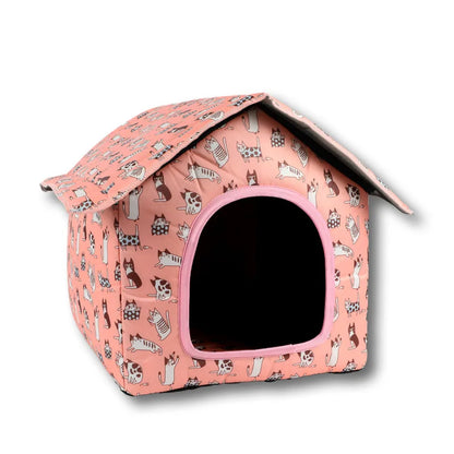 Foldable Waterproof Pet House – Indoor & Outdoor Shelter