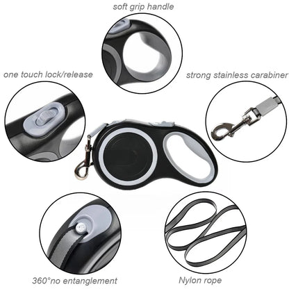 Retractable Roulette Dog Leash