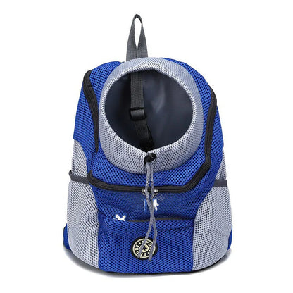 Breathable Pet Backpack Carrier – Reflective Travel Bag