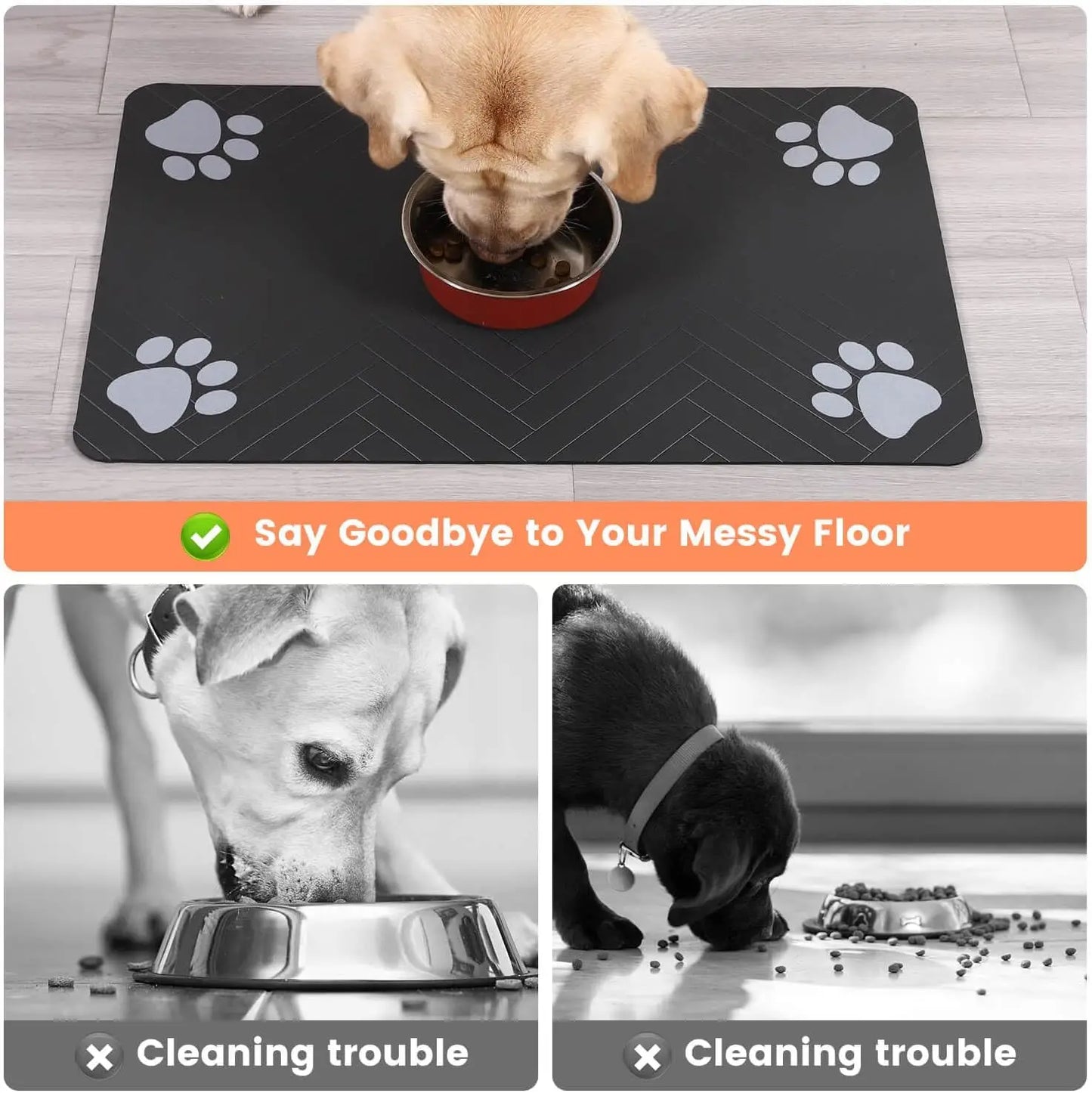 QuickDry Pet Feeding Mat