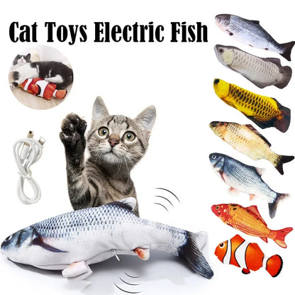 USB Rechargeable Flopping Fish Cat Toy