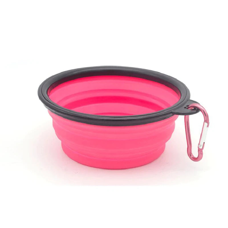 Folding Portable Silicone Dog Bowl