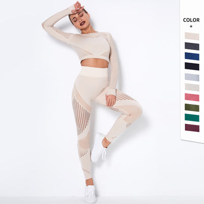 Absorbent Yoga Long-Sleeved Suit