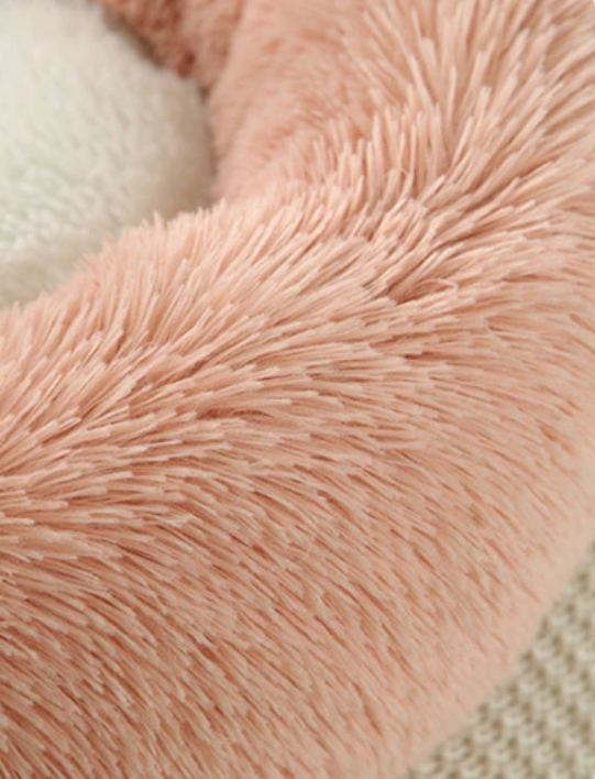 Plush Pet Bed with Ears and Tail