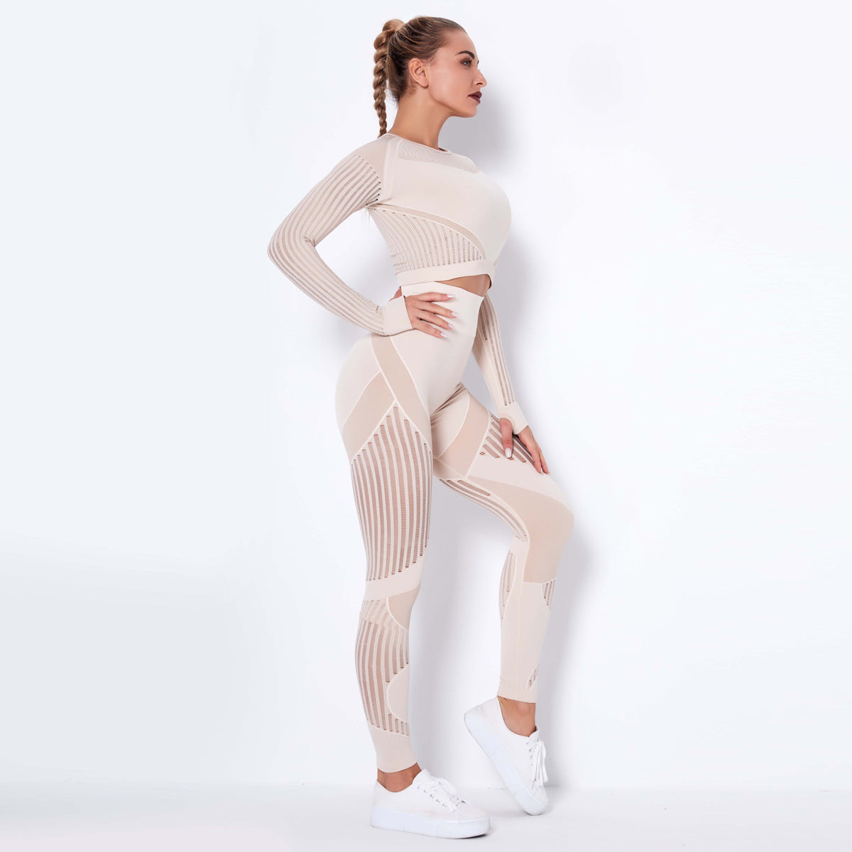 Absorbent Yoga Long-Sleeved Suit