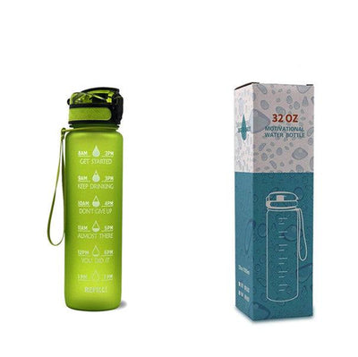 1L Tritan Water Bottle Time Marker